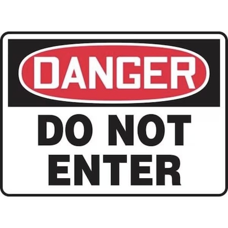 Accuform OSHA DANGER SAFETY SIGN DO NOT FRMADM138VA FRMADM138VA